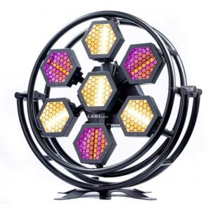 LiRO-LITE Stage Effect Dj Disco Cob 7pcs 100w Retro Strobe Light RGB Background Light for Stage Effect