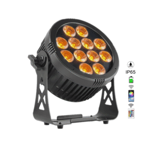 LiRO-LITE Wedding Stage Light IP65 Outdoor 12*18w RGBWA 6in1 Wireless Battery LED Par Light Dj Stage Battery Uplights