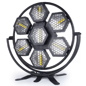 LiRO-LITE DMX 7 Eyes 60w Retro Stage Light RGB Control New Halogen SMD5050 7X60W LED Retro Portman Light