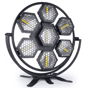 LIRO-LITE DMX 7 Eyes 60w Retro Stage Light RGB Control New Halogen SMD5050 7X60W LED Retro Portman Light