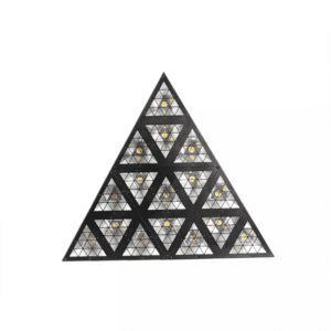 LiRO-LITE Retro Effect LED 16X30W Led Triangle Light RGBW Stage Lighting