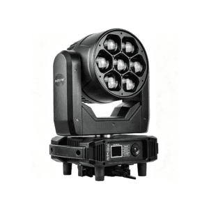 LIRO-LITE Mini Bee Eye 7*40W Zoom LED Moving Head Wash Beam Stage Light Wash Light Dj Lighting Equipments DMX512 Stage Light for DJ Disco Party