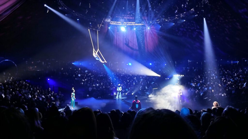 Circus Stage Lighting for Aerial Performance (2)