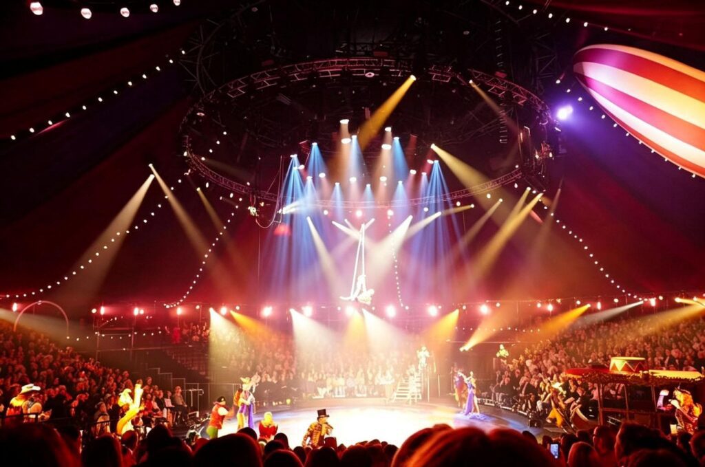 Circus Stage Lighting for Live Performance